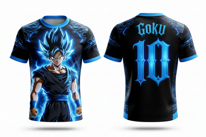 Authentic Dragon Ball Goku Sports Jersey for Kids & Adults