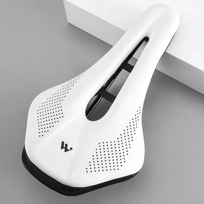 Hollow Road Bike Seat: Wear-Resistant Leather Saddle