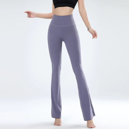 Slim Fit Yoga Leggings with Wide Leg Style
