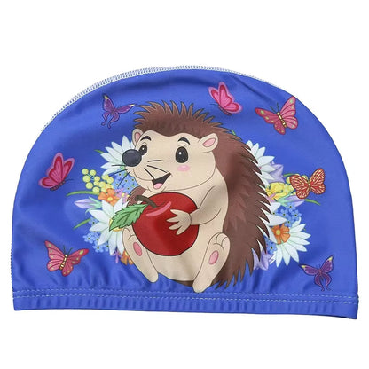 Cartoon Animal Swim Caps for Kids