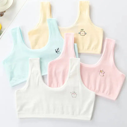 Soft Cotton Training Bras for Young Girls