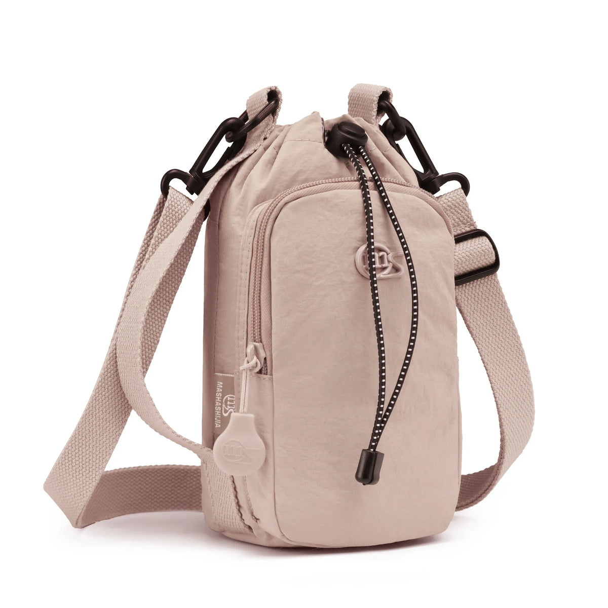 Portable Water Bottle Carrier with Phone Pocket & Strap