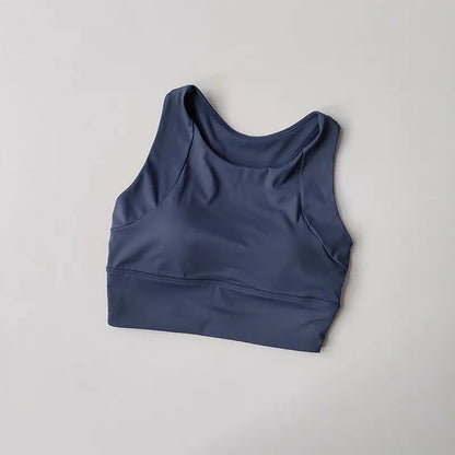 Women's Shock-Absorbing Sports Vest: High-Support Running Bra