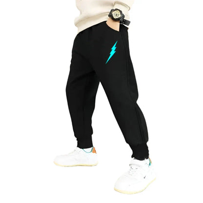 Boys' Luminous Joggers with WiFi Print