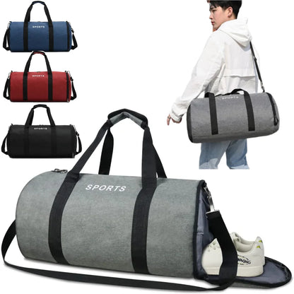 Multifunctional Travel Duffel with Shoe Storage