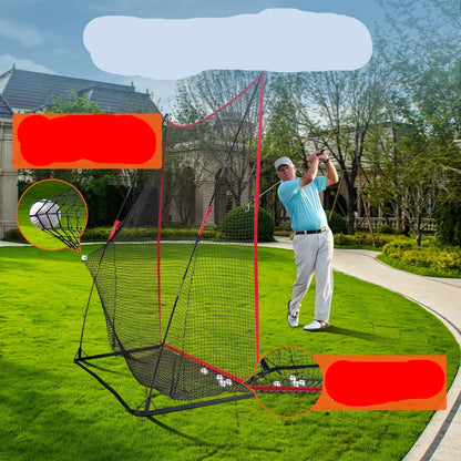 7.8x7ft Golf Practice Net: Indoor/Outdoor Driving Range