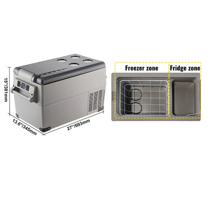 Portable Car Fridge Keep Your Food & Drinks Cold on the Go 20-55L