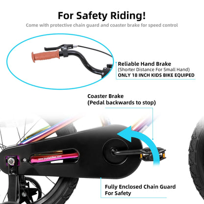 Kids Bike for Ages 2-9, Boys & Girls with Training Wheels