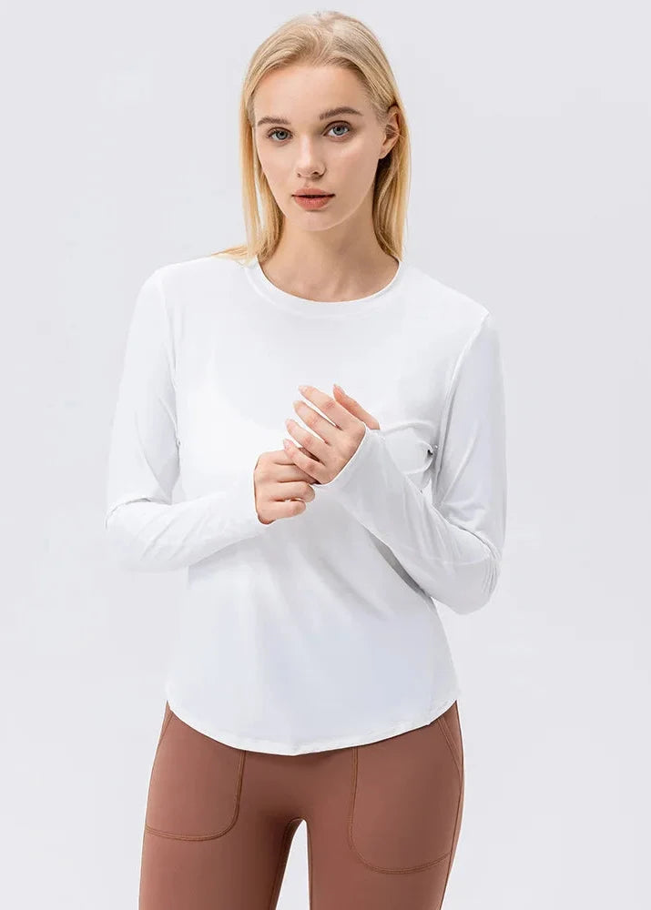 Women's Ice Silk Running & Yoga T-Shirt