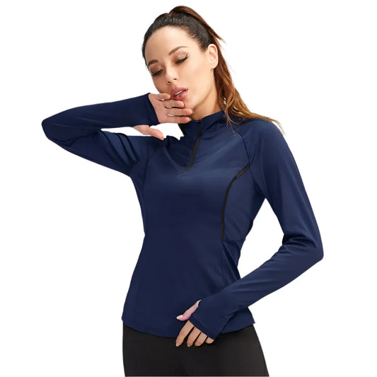 Breathable Long Sleeve Yoga Shirts for Women
