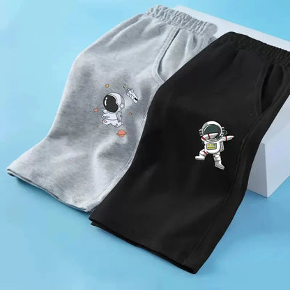 Boys' Athletic Shorts Astronaut Design