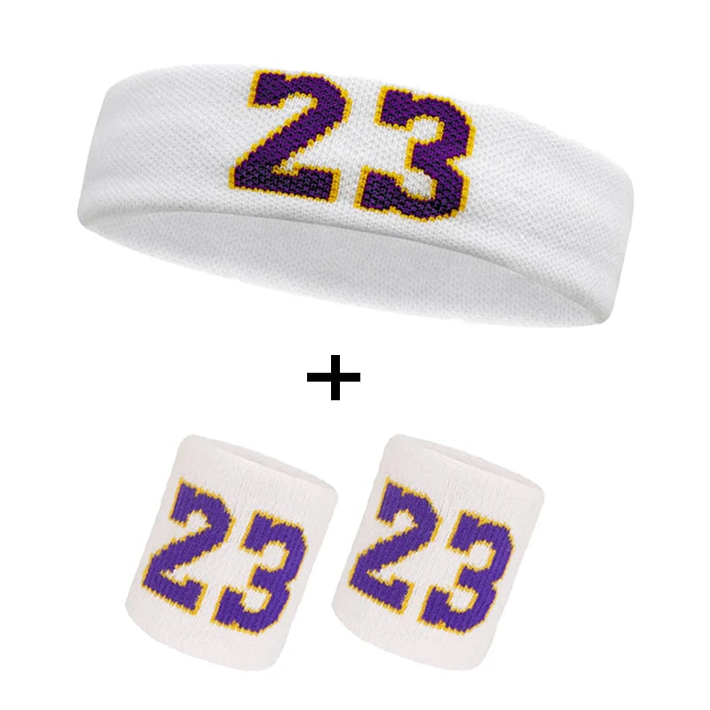 Cotton Sports Headband with Wrist Guard