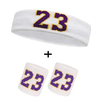 Cotton Sports Headband with Wrist Guard