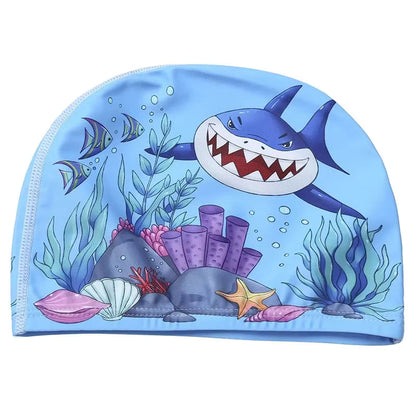 Cartoon Animal Swim Caps for Kids