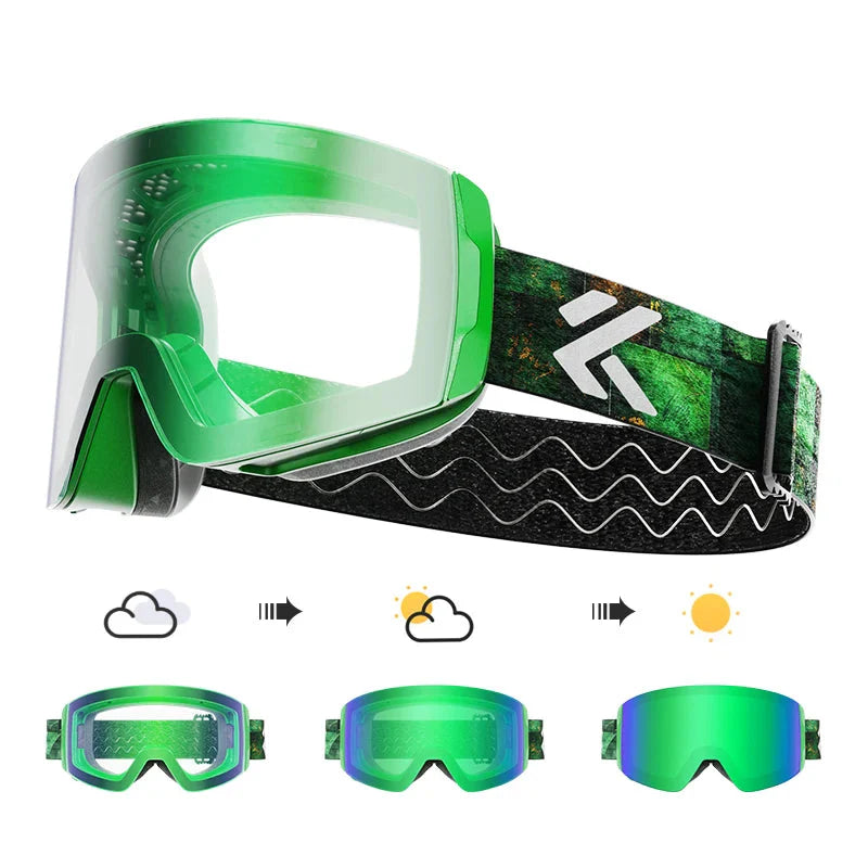 Conquer the Cold Photochromic Ski Goggles