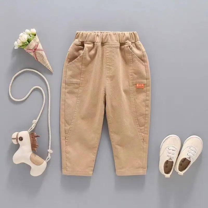 Kids Cotton Casual Pants & Capris Spring Baby Clothes