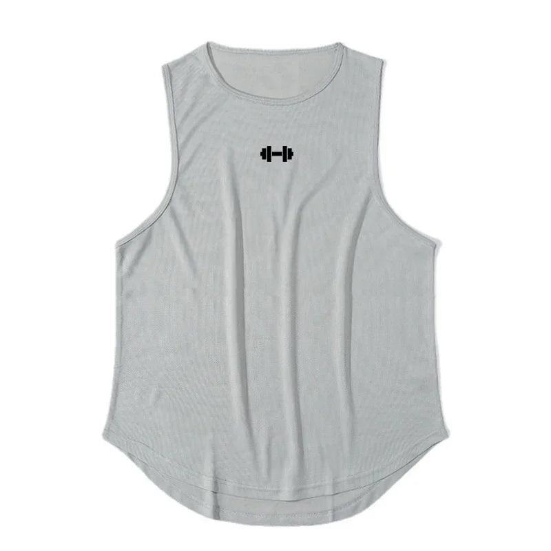 Men's Summer Running Vest & Gym Tank Top Quick-Dry