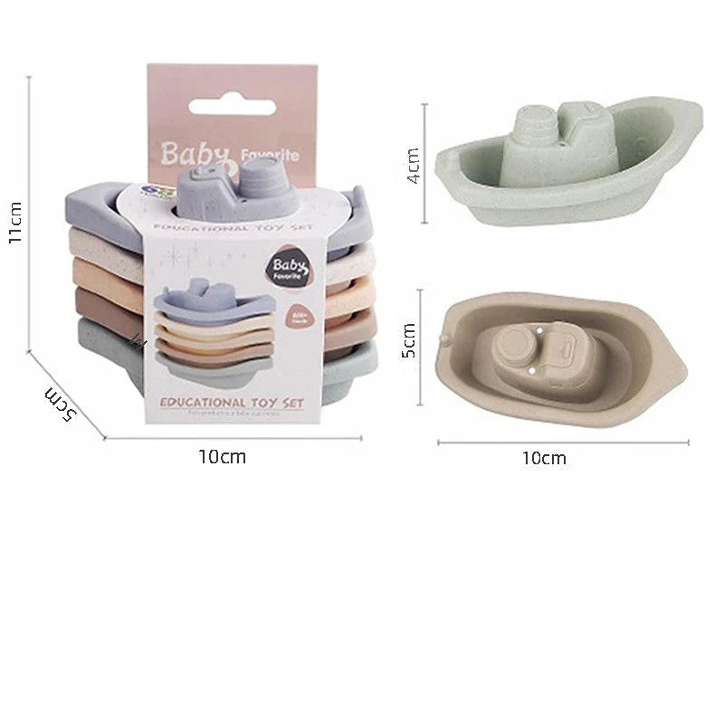 Learning Through Play  Colorful Floating Ship for Kids