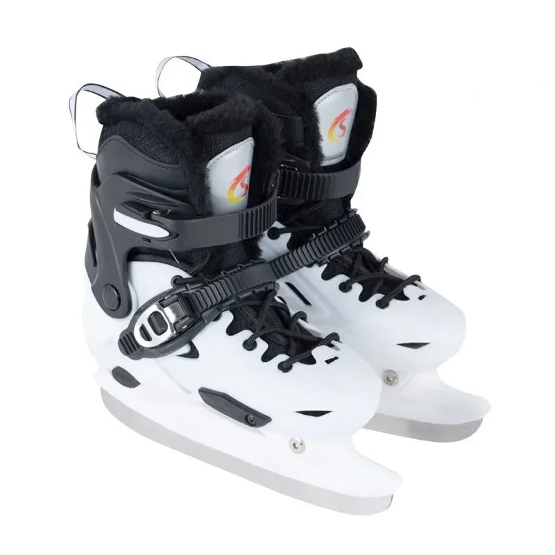 Waterproof Winter Ice Skating Boots with Adjustable Fit