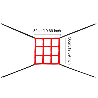 Portable Baseball Training Net with Target Zone