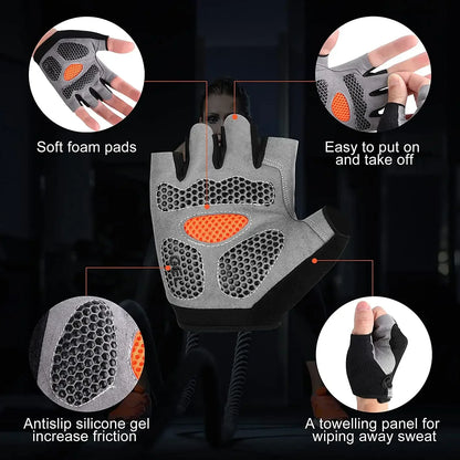 Non-Slip Weightlifting Breathable Training Gloves for Men & Women