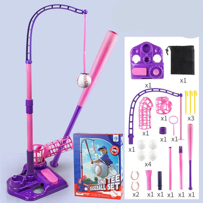 Kids  3 in 1 T Ball Set  Perfect Gift for Indoor & Outdoor Play