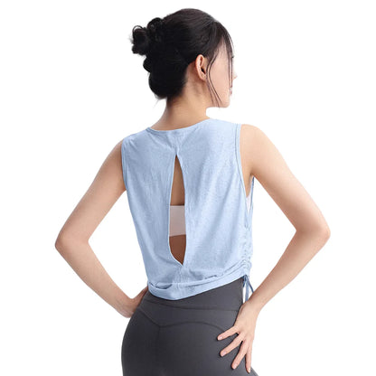 Summer Yoga Tops Lightweight & Loose Racerback