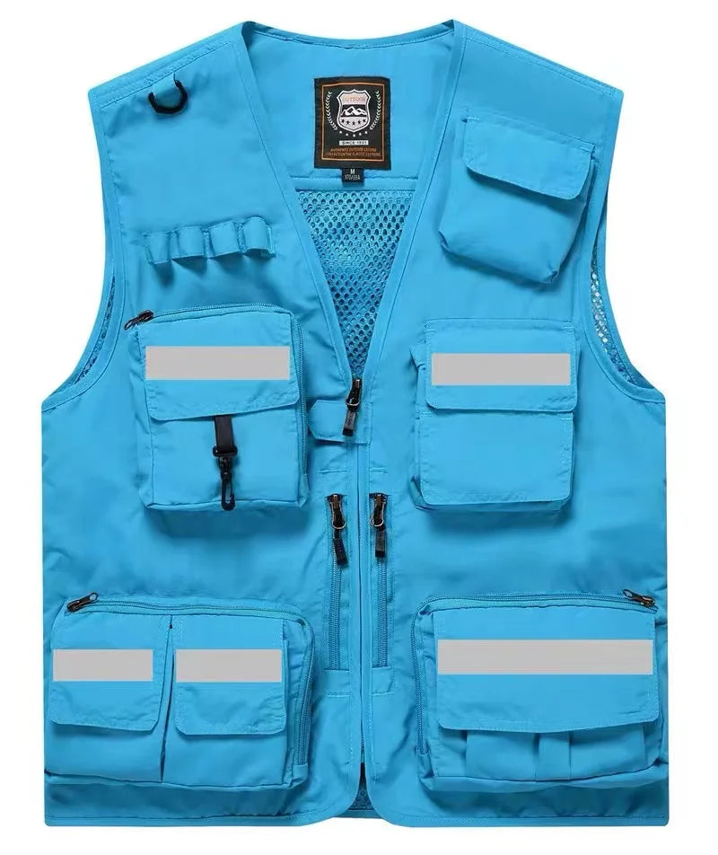 Men's Multi Pocket Photography Vest