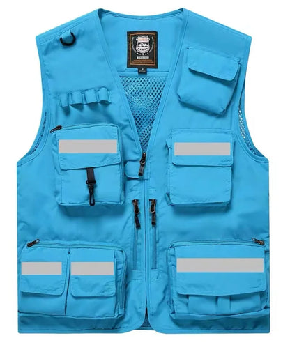 Men's Multi Pocket Photography Vest