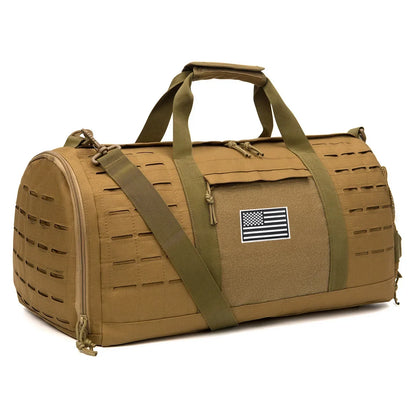 Tactical Fitness & Travel Bag with Shoe Compartment