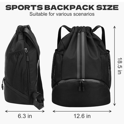 Basketball & Swim Dry-Wet Separation Sports Bag