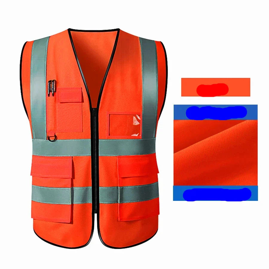 High Visibility Safety Vest for Traffic and Nighttime Safety