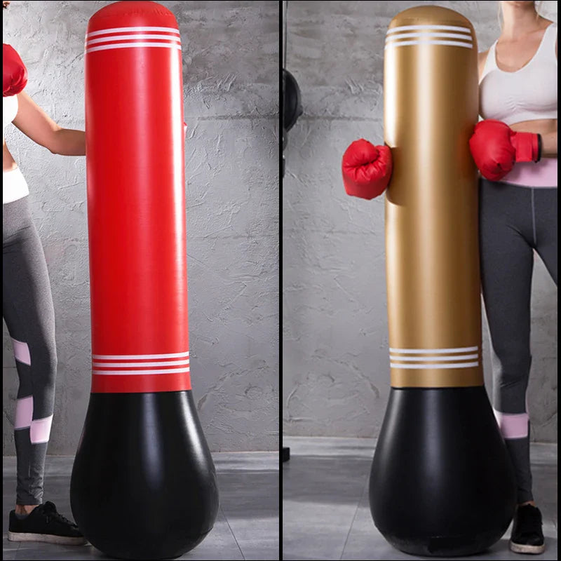 Unleash Your Inner Fighter  Inflatable Tumbler Punching Bag