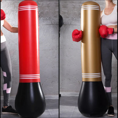 Unleash Your Inner Fighter  Inflatable Tumbler Punching Bag