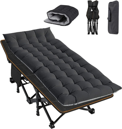 Comfortable Camping Cot with Durable Oxford Fabric