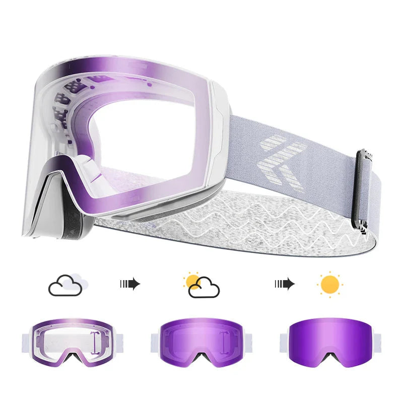 Conquer the Cold Photochromic Ski Goggles