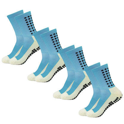 4 Pack Men s Anti Slip Soccer Socks