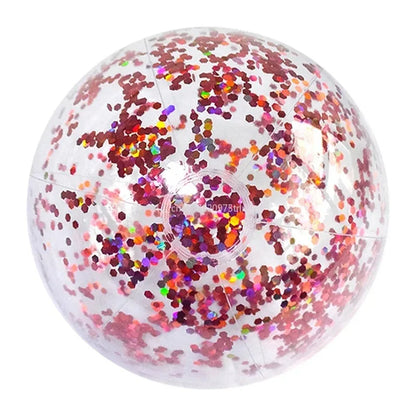 40/60cm Inflatable Glitter Beach Ball  Perfect for Summer Pool Parties!