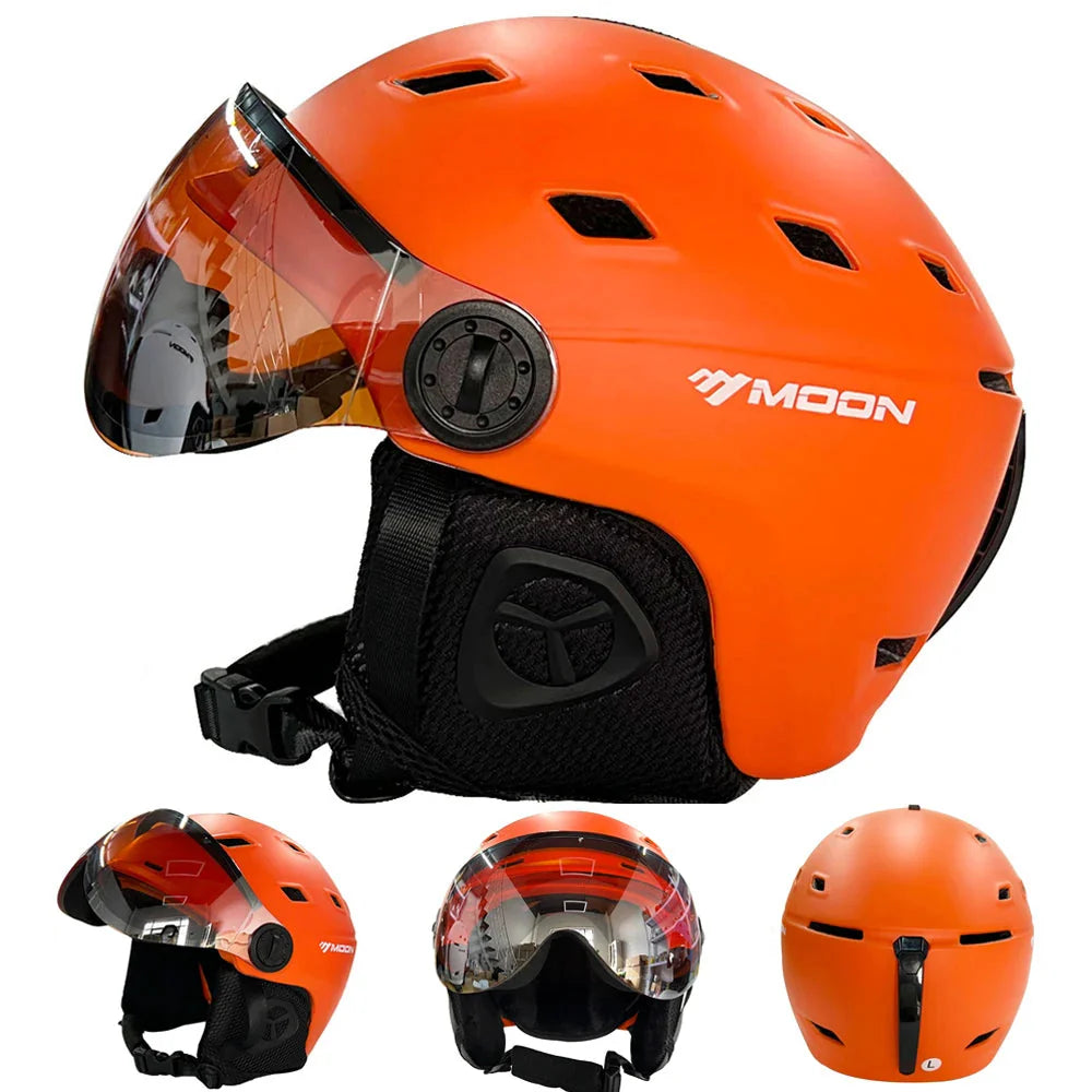 Integrated Protection Ski Helmet with EPS Liner