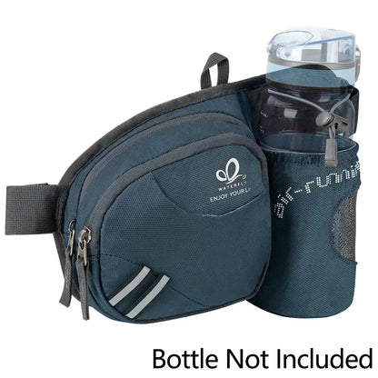Hiking Waist Bag with Water Bottle Holder Running & Travel