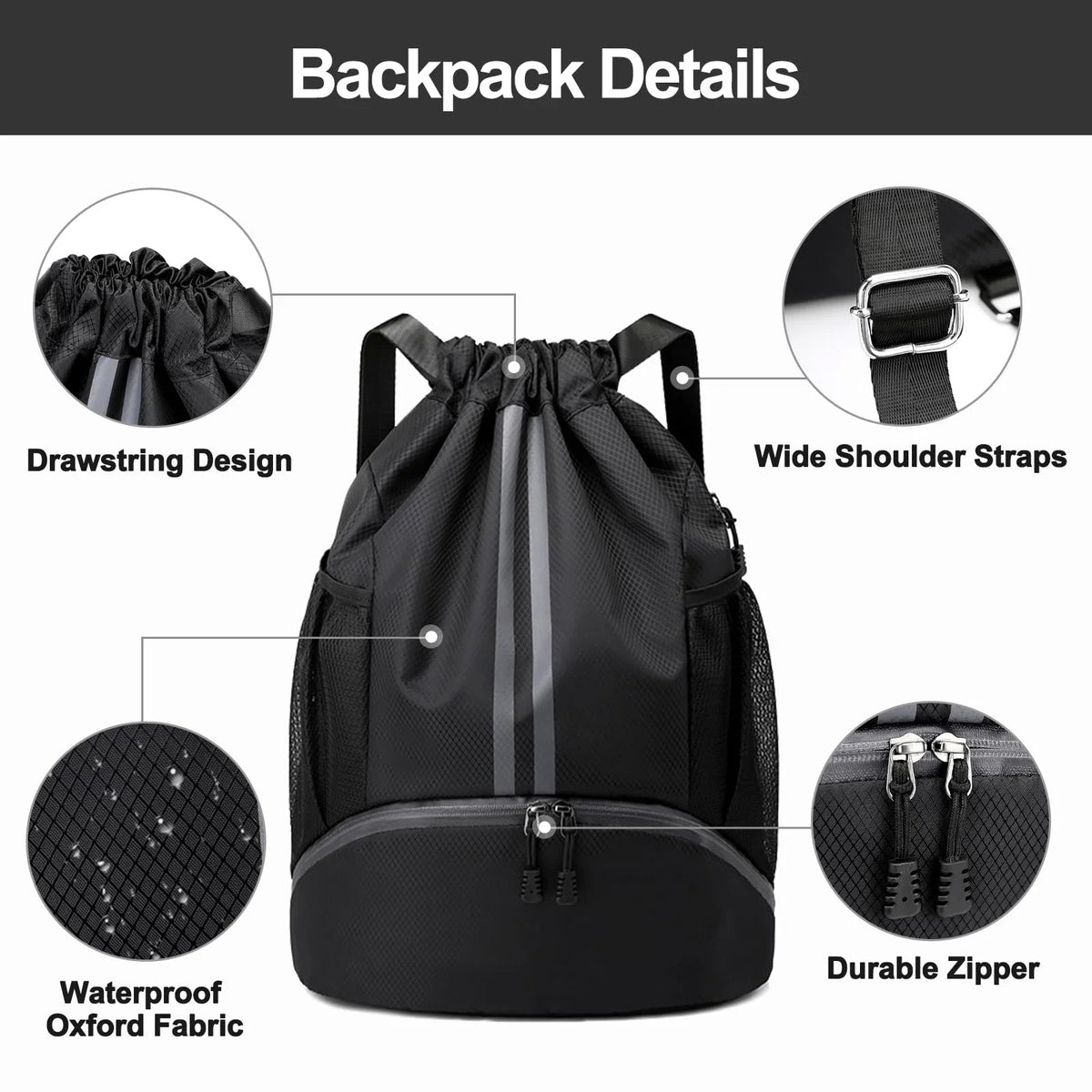 Basketball & Swim Dry-Wet Separation Sports Bag