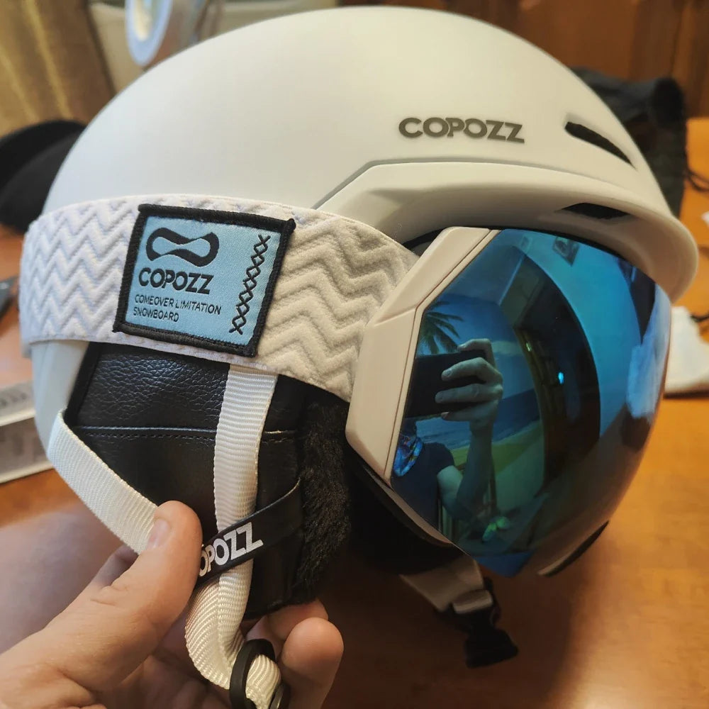Confidence on the Slopes Half Covered Ski Helmet