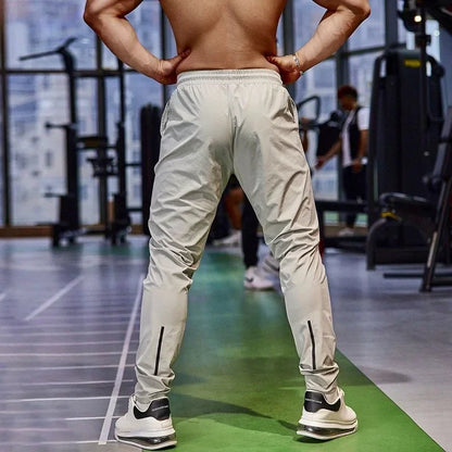 Men's Athletic Pants Quick Dry Breathable Ice Silk