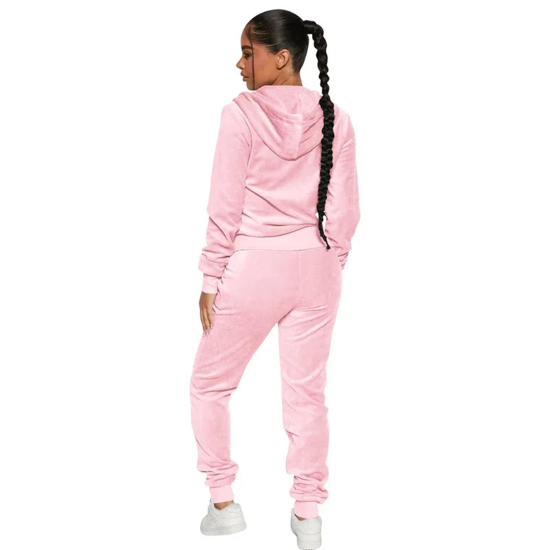 Cozy Comfort Velvet Pant Sets for Women