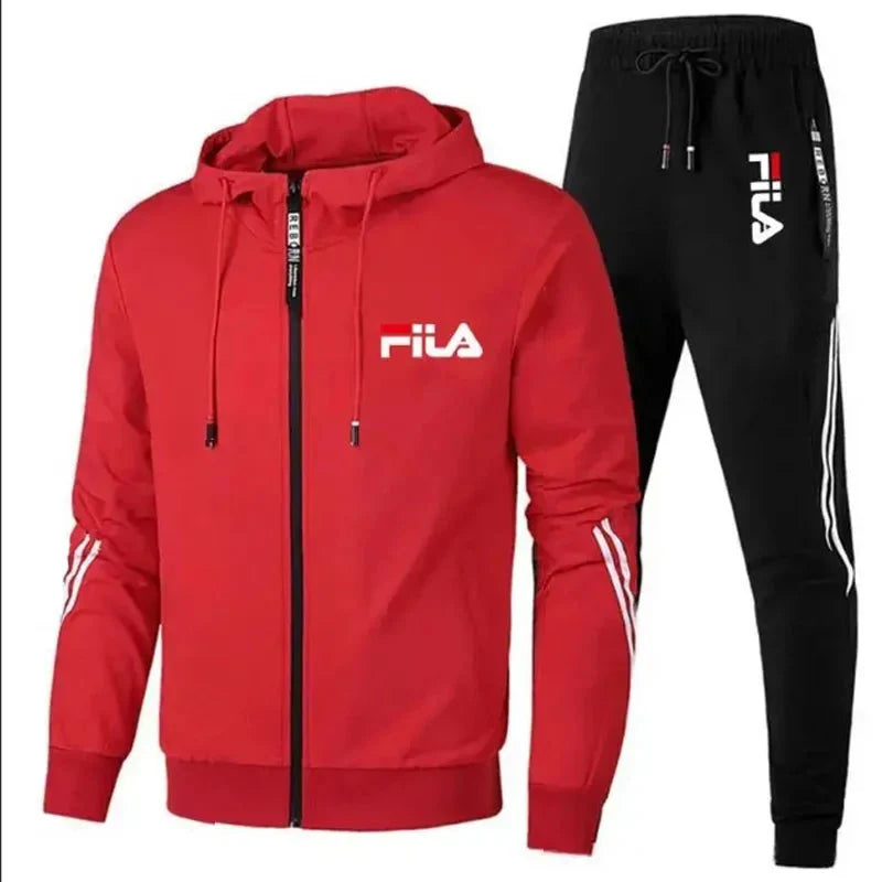 Men's Outdoor Jogging Set: Spring/Fall Tracksuit & Fitness