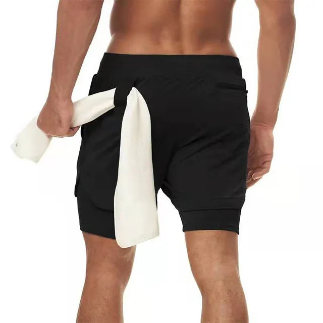 Men's High Performance 2-in-1 Running Shorts