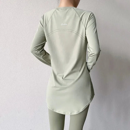Women's Workout Apparel  Long Sleeve Yoga Shirts for Any Activity