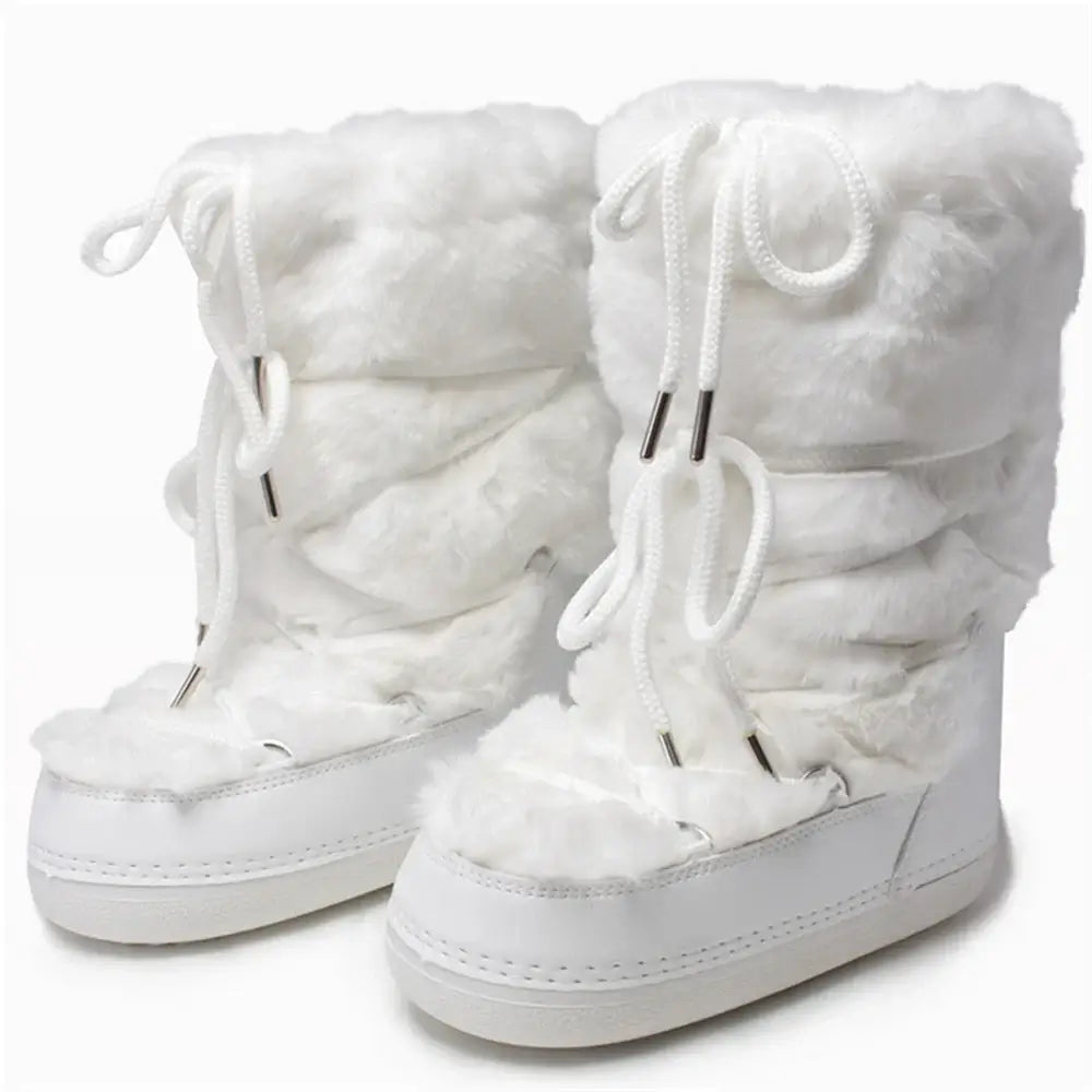 Stay Warm in Style  Winter Fur Boots
