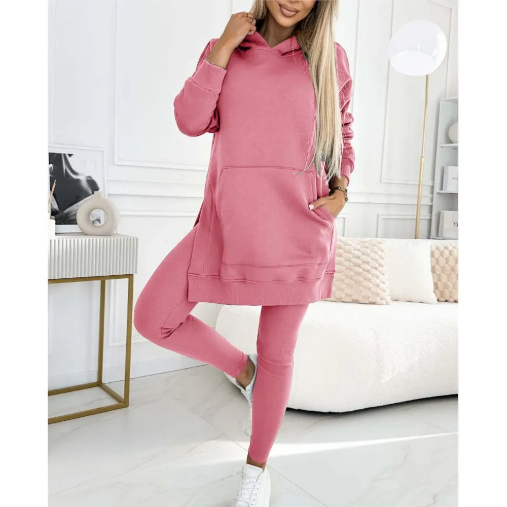 Perfect Winter Outfit  Hoodie and Leggings Set