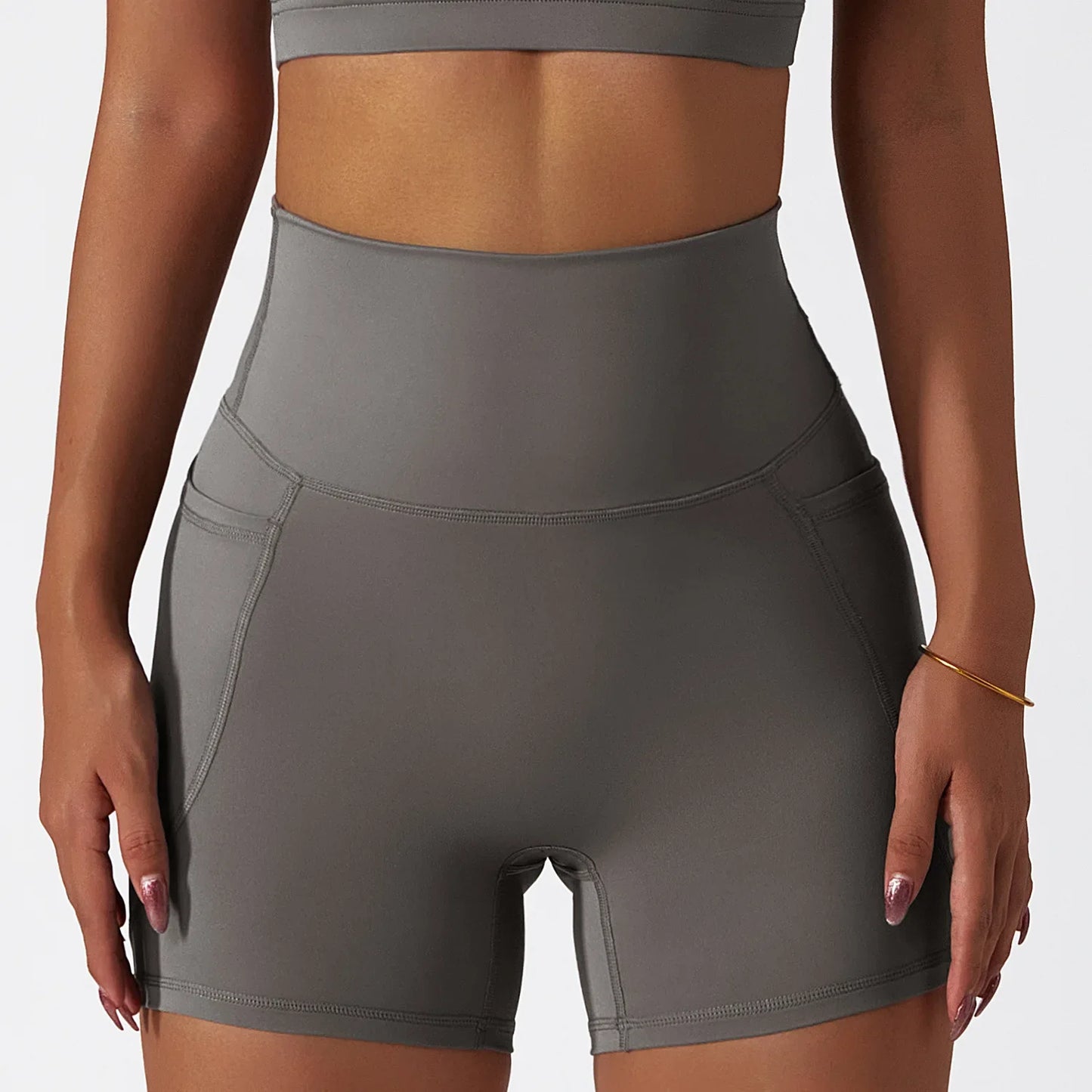 High Waisted Yoga Shorts for Women